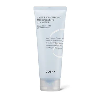 

COSRX Hydrium Triple Hyaluronic Moisturizing Cleanser 150ml Hyaluronic Acid Face Wash For Dry Skin Oil Skin Combination Skin