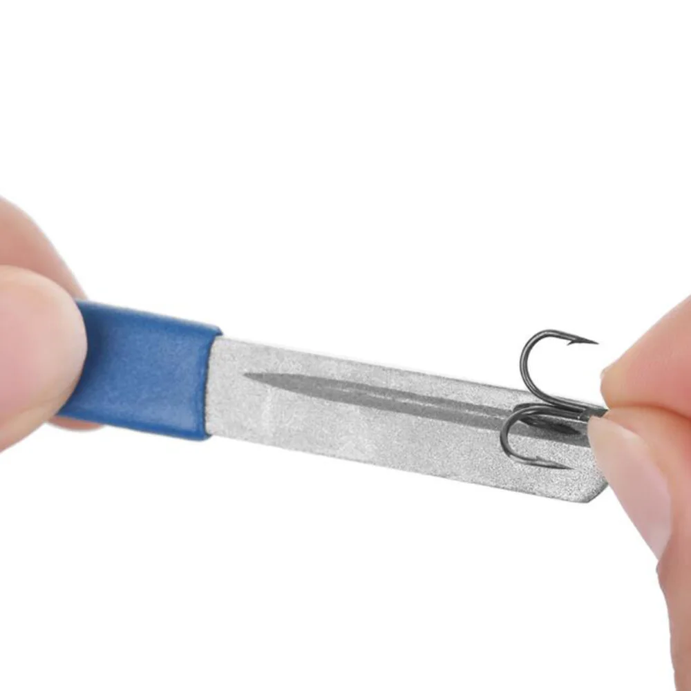 1PC Hot Outdoor Dual Groove Fishing Flies Hook Sharpening Hone New Fly