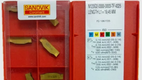 10 шт. твердосплавные вставки SANDVI N123G2-0300-0003-TF 4325