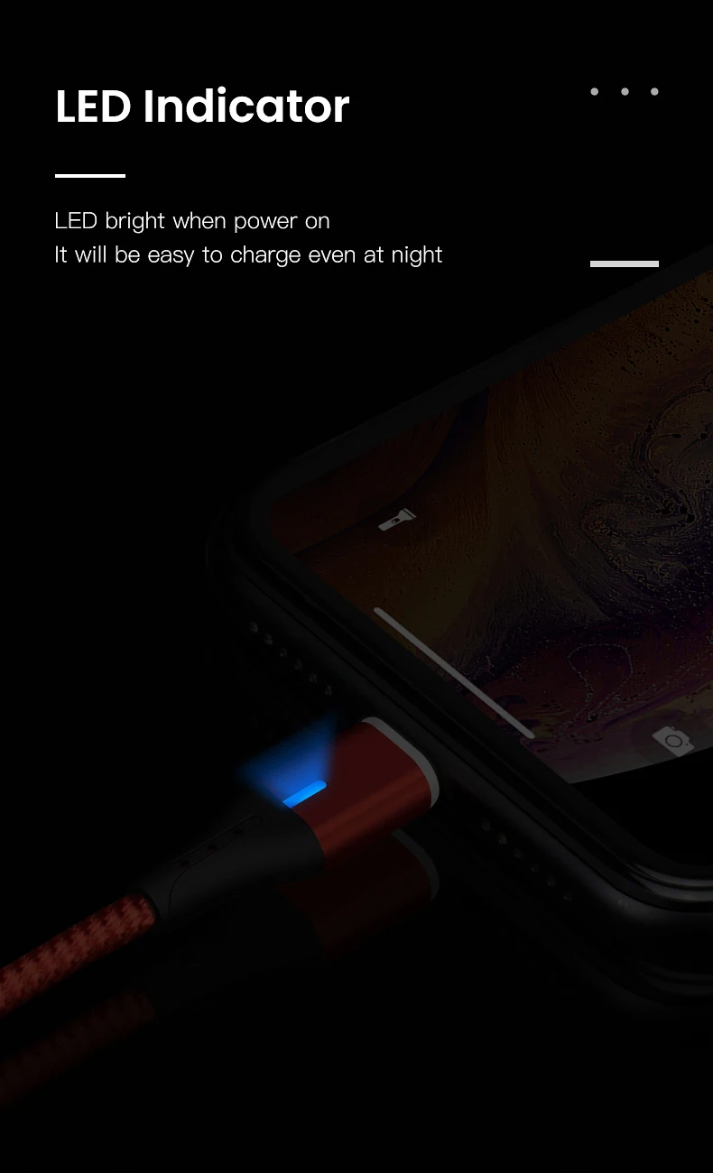 Магнитный зарядный кабель iONCT 3A для iPhone 6 7 8 X XR XS iPad mini провод шнур Быстрая зарядка мобильный телефон Магнитный кабель USB для передачи данных