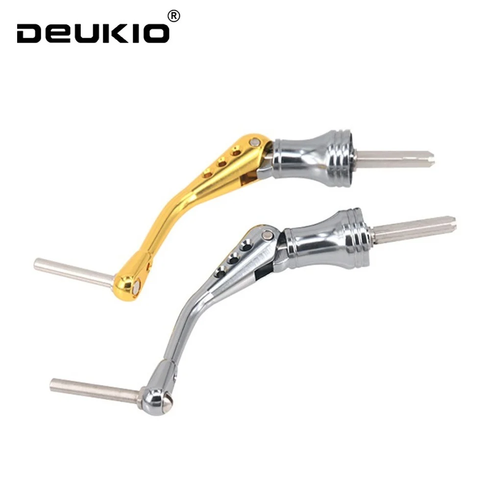 

Fishing Accessories CNC Power Handle for Shimano Rotary Knob Foldable Power Handle for Fishing Spinning Reel Replacement Handle