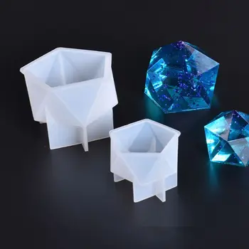 

2Pcs Multilateral Tangential Vertebral Cone Silicone Mold DIY Jewelry Tools