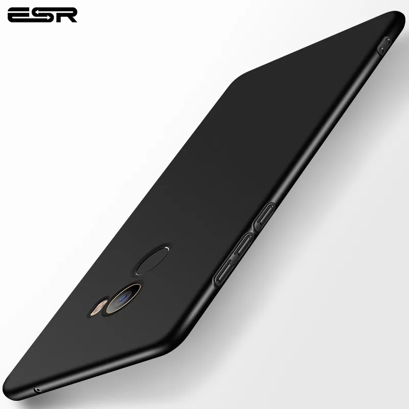 ESR для Xiaomi mi Mix 2 Чехол для Xiaomi mi x 2 Чехол Ультра тонкий полная защита ПК Матовый Жесткий защитный чехол для mi x2 - Цвет: Black