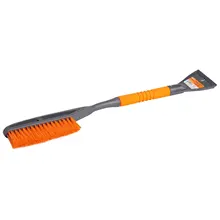 Щетка от снега и льда с мягкой щетиной+ скребок(64 см) AIRLINE AB-R-15