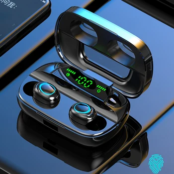 

S11 TWS Bluetooth 5.0 Touch Control Wireless Earphones 8D Hifi Stereo Sound Waterproof Sports Earbud with 3500mAh Charging Box