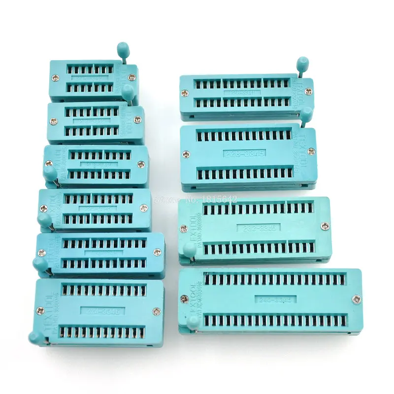 Розетка zif 14PIN тестовый универсальный разъем 14P DIP 16Pin/18Pin/20Pin/24Pin/28Pin/32Pin/40Pin