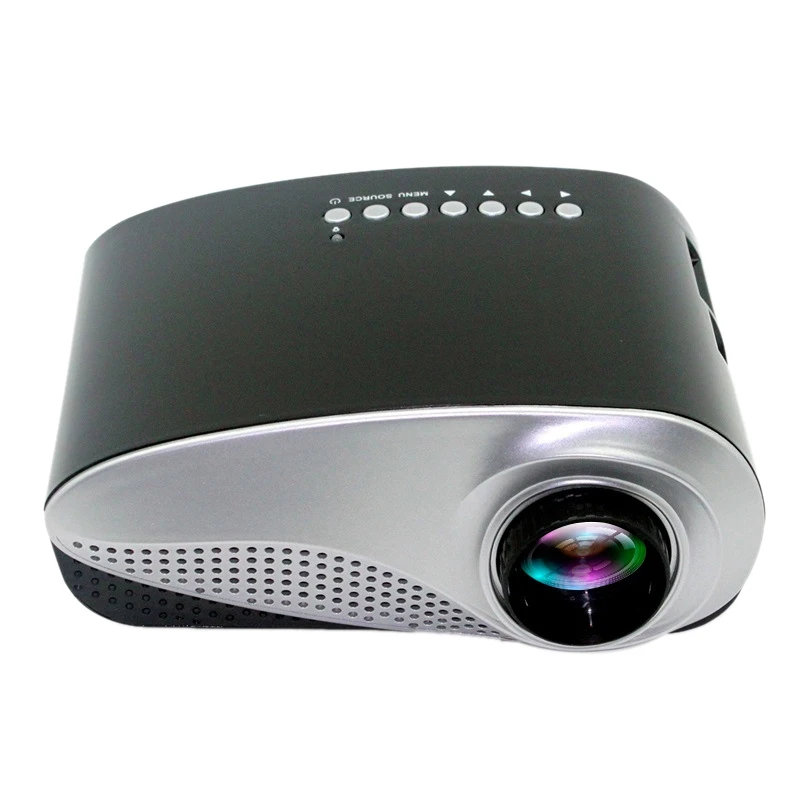 

802 for Home Theater Movie Video Portable Projector LED Projector with HDMI Home HD 1080P Projector Built-In Speakers EU Plug