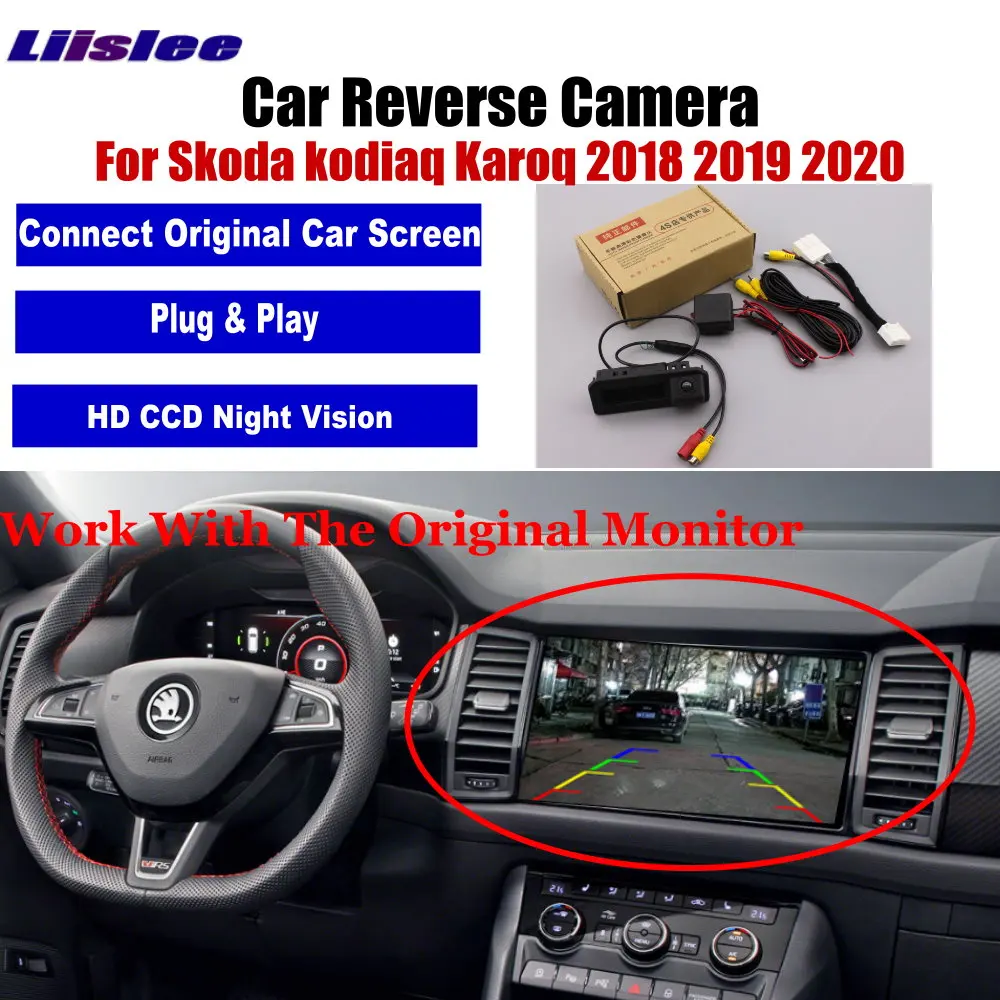 draad Geweldig nerveus worden Voor Skoda Kodiaq/Karoq 2017 2023 Auto Achteruitrijcamera Adapter Parking  Rca Hd Ccd Cam Oem Display Omkeren Beeld Upgrade Kit|Camera voor een  voertuig| - AliExpress