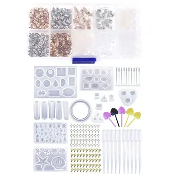 

Earplugs Handmade Basic Accessories Set Material Kit Tool Set 530 with Resin Mold