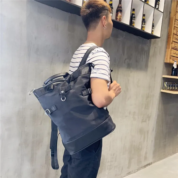 

2019 New Style Backpack Men's Korean-style Nylon Cloth MEN'S Travelling Bag Backpack Business Casual Bag Computer Bag