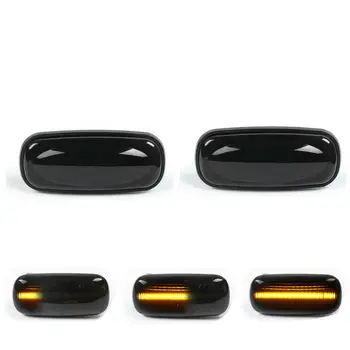 

2pcs Flowing Side Marker Lamp Dynamic LED Side Repeater Indicator Light For Land Rover Discovery Defender TD5 Car Accessories