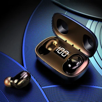 

S9 TWS Bluetooth 5.0 Wireless Mini HiFi In-Ear Earphones Earbuds for iOS Android