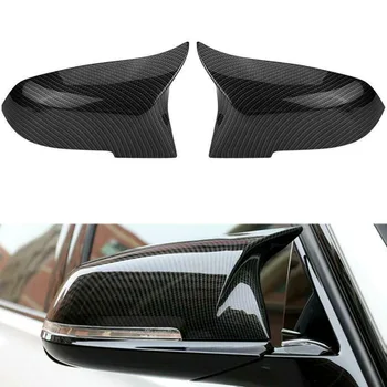 

2pcs Carbon fiber Car Rearview Mirror Cover Rear View Side Wing Mirror Cover Caps Fit For BMW F20 F21 F22 F30 F32 F36 X1 M3