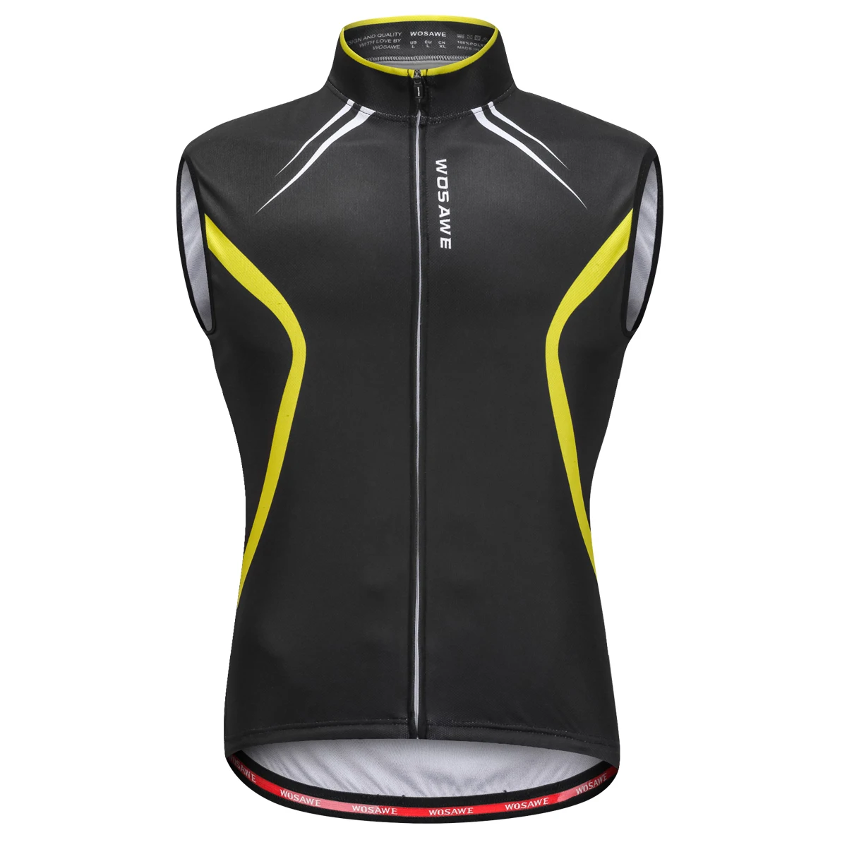 

WOSAWE bike vest Match Refective Cycling Vest Mountain Bike Clothing Breathable Quick Dry Sleeveless Gilet Summer Racing Clothes