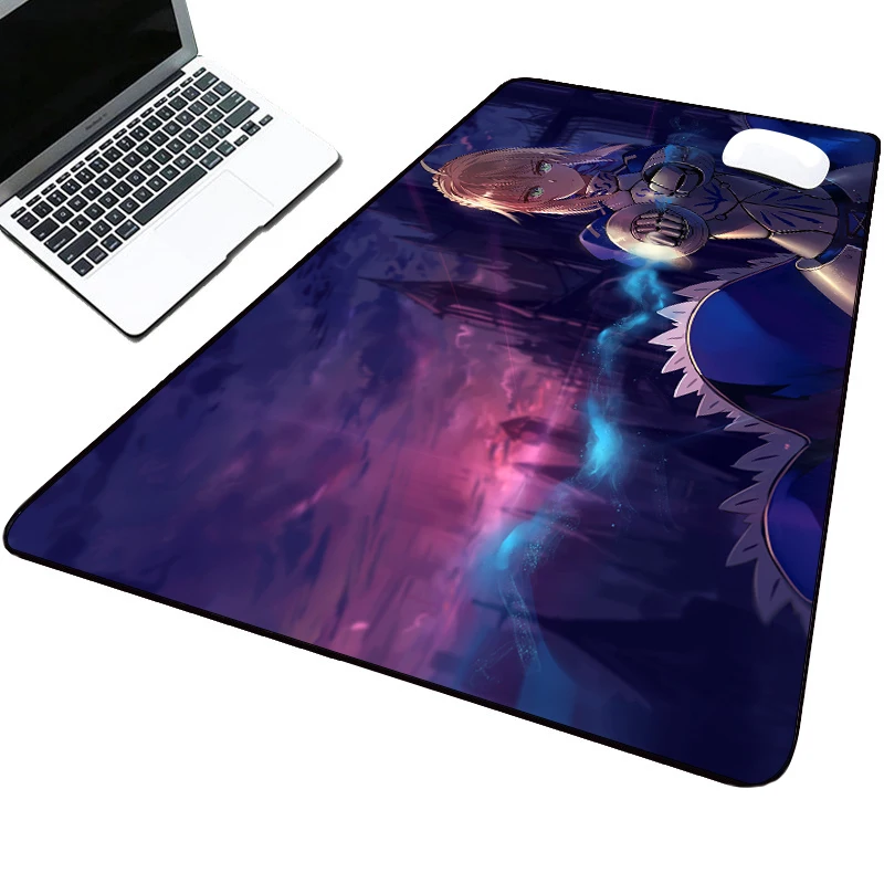 

Mouse Pad Pink FateStay Night Computer Desk Mouse Gaming Gamer Cabinet Computer Mat Padding Gaming Keyboard Desk Mat Desk Pad