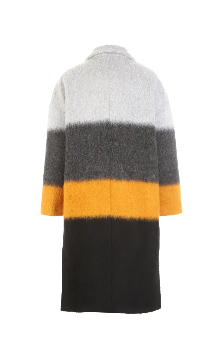 Vero Moda зимнее длинное шерстяное пальто с v-образным вырезом женское| 318427513
