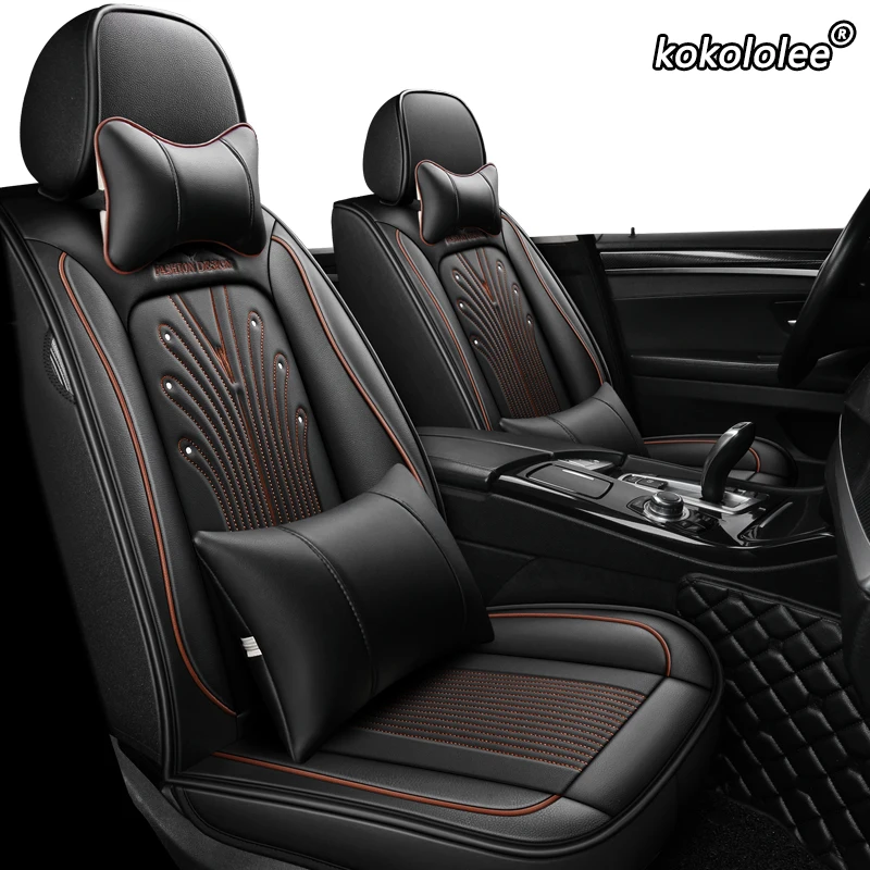 Kokololee кожаный чехол автокресла для Toyota Hilux Yaris Vios 2106 2107 2109 2110 2114 changan cs35 cs75 eado raeton 2018