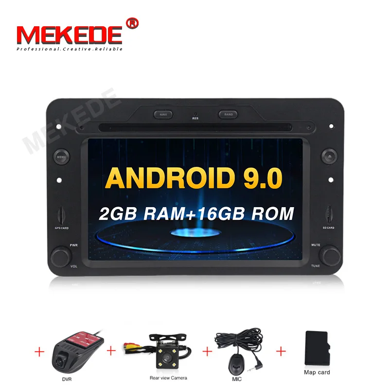 add camera DVR MEKEDE 4G 64G Android 9,0 автомобильный DVD gps для Alfa Romeo spider Alfa Romeo 159 Brera 159 Sportwagon Радио Стерео Автоматическая навигация - Цвет: add camera DVR