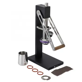 

Stainless Steel Iron Black Manual Press Coffee Manual Coffee Maker Professional All-in-One Automatic Espresso Coffee Machine