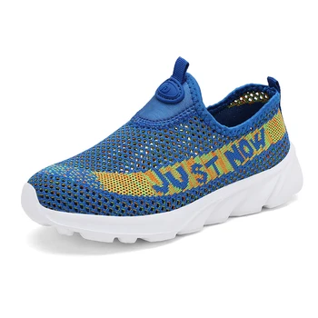 

Spring Summer Kids Sport Sneakers Outdoor Breathable Girls Boys Running Sneakers Children Sports Mesh Shoes Blue Black