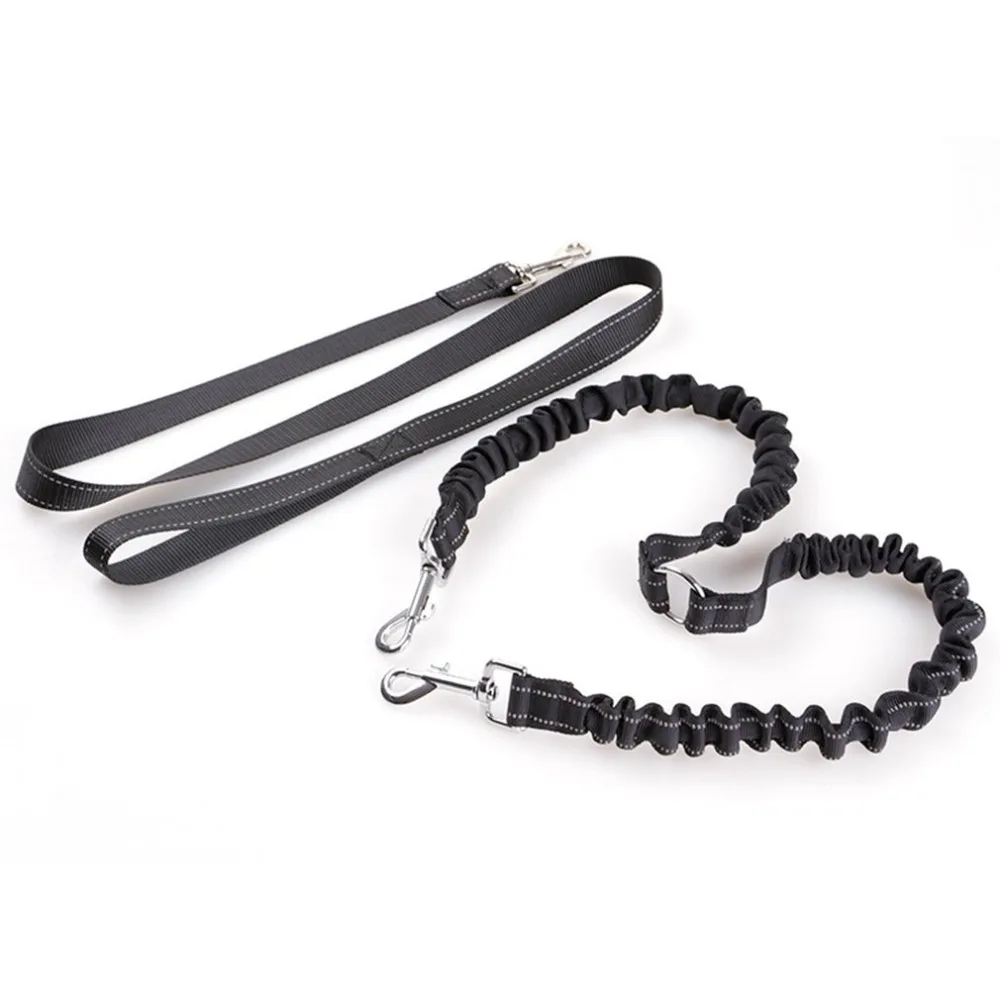 

Nylon Double Head Elastic Dog Collar Belt Dog Pet Lead Leash Traction Rope Adjustable Training Dog Lead Harness Pets Supplies