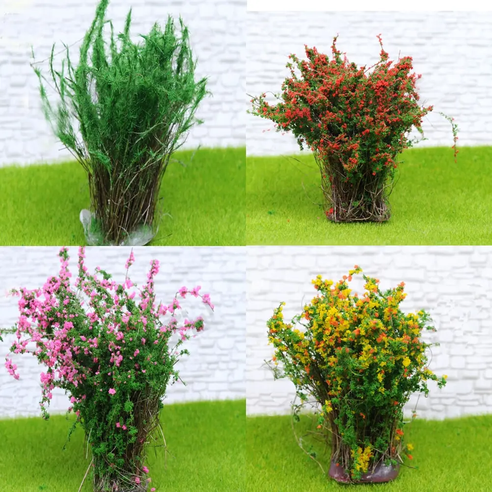 4cm Model For Mini Bush Tree Street Railway Railroad Darden Models Landscape Perfect For DIY Bush Hedge