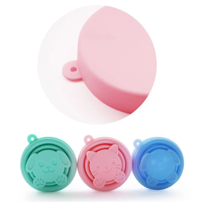 Cute Pet Silicone Folding Cup Portable Retractable Outdoor Travel Wash Cup VJ-Drop