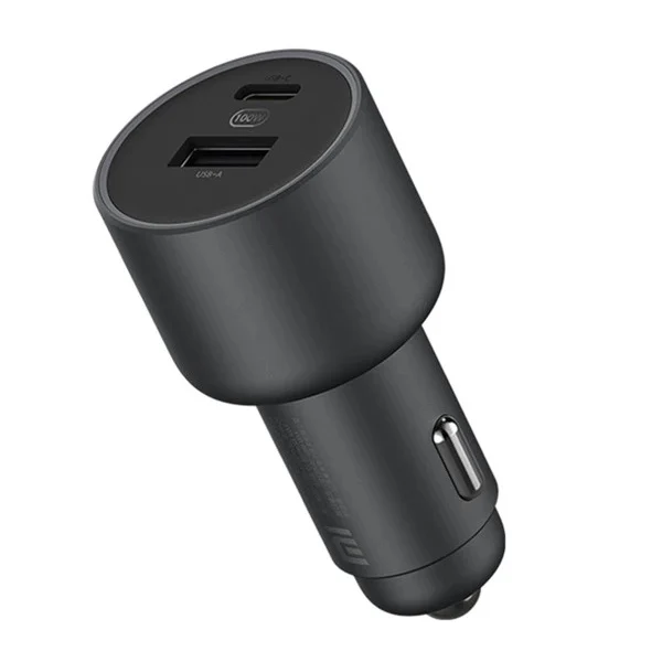 Official Xiaomi Black 37W USB-A Dual Port Car Charger