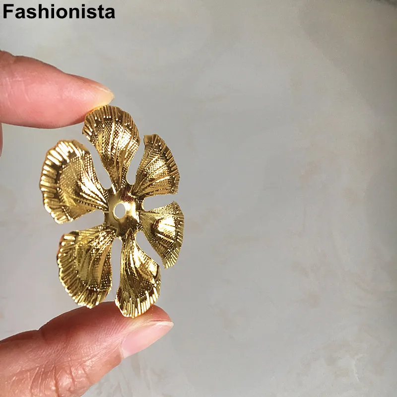 Wheel Beautiful Beading Craft Supplies 6/8mm Dia Golden Filigree Flower Bead  Caps For Jewelry Making (About 300pcs) 6mm Golden 