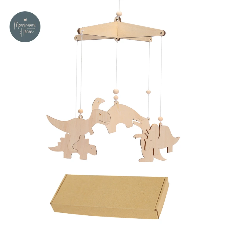 Baby Wooden Dinosaur Rattles Crib Mobiles Toy Bed Bell Activity Play Gym Baby Toys For 0 12 Months Children Room Hanging Decor Baby Rattles Mobiles Aliexpress