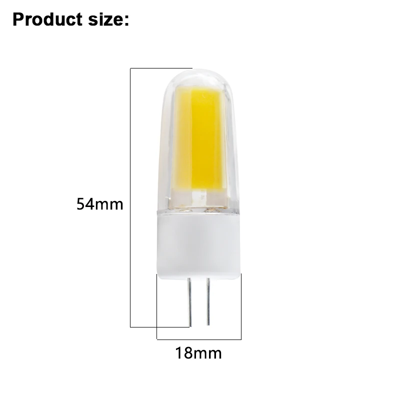 Супер Ампульный светодиодный светильник G4 12 В 3 Вт COB Ac Dc 12 В вольт стеклянный корпус энергосберегающая лампа свеча Точечный светильник люстра лампы