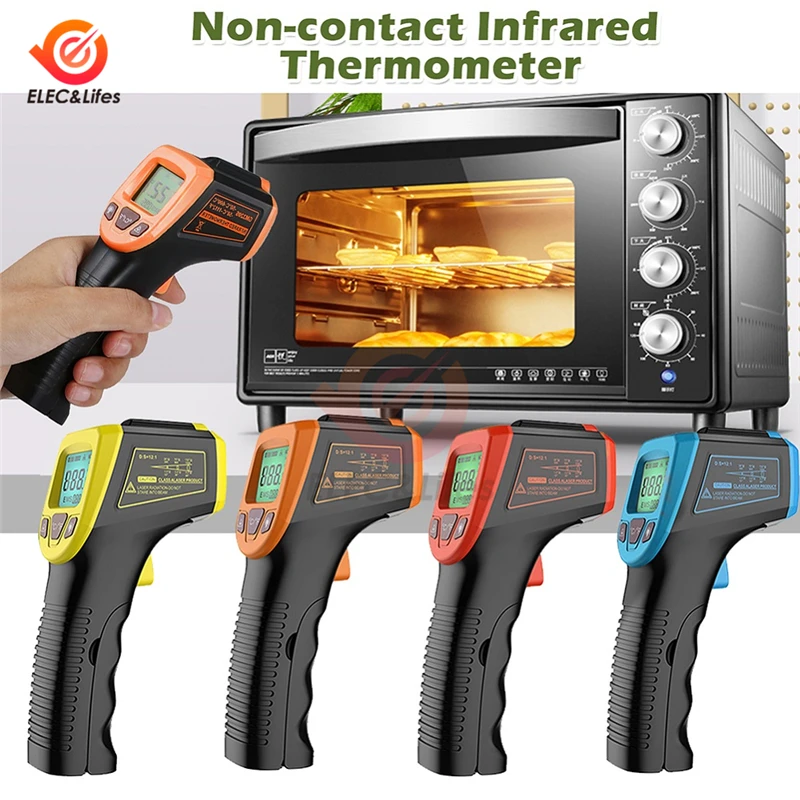 Thermometer Digital -50~600 Degree Infrared Thermal Imager Laser Thermometers Pyrometer Hygrometer Thermostat | Инструменты