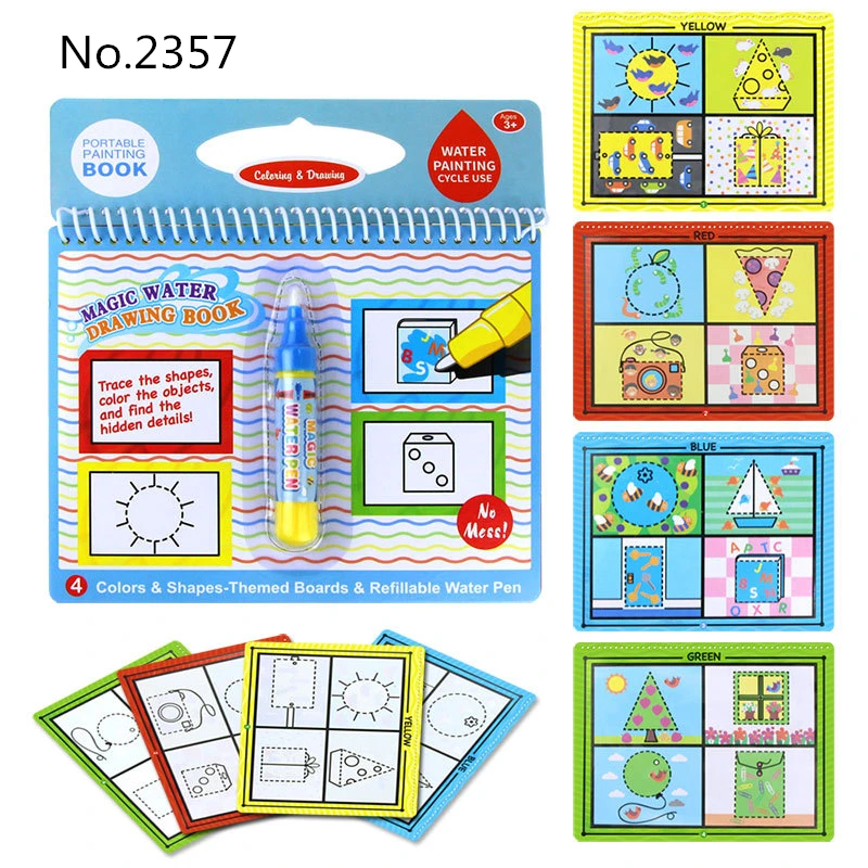 

Magic Water Drawing Book Color And Graph Coloring Books Doodle & Magic Pen Painting Drawing Board Toys for Children Xmas Gift