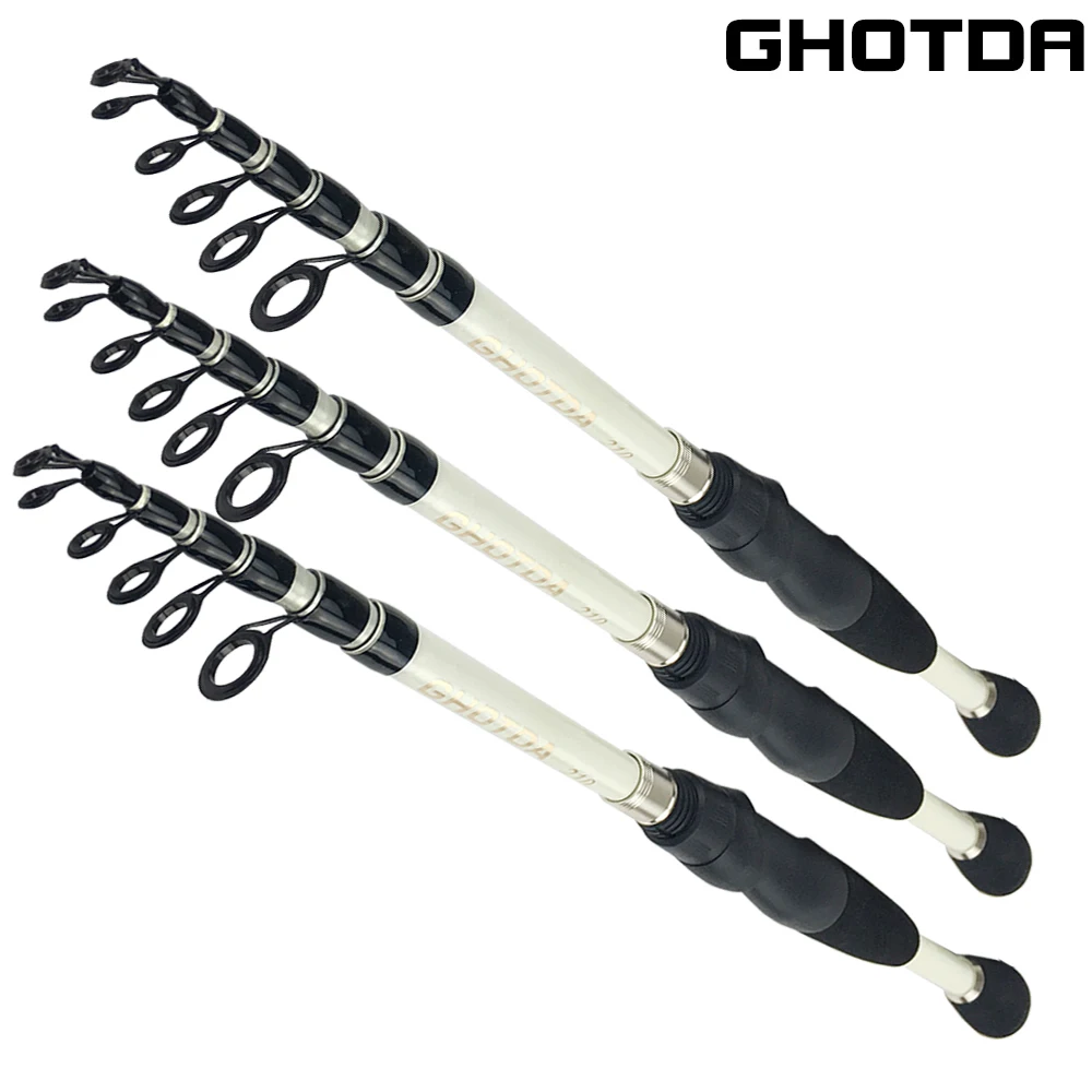 GHOTDA Casting/Spinning Rod and Reel Combo Portable Ultralight Travel Boat Rod Single Rod/Set Strong Fishing Kit Fishing Set fishing pole set,fishing rod and reel combo