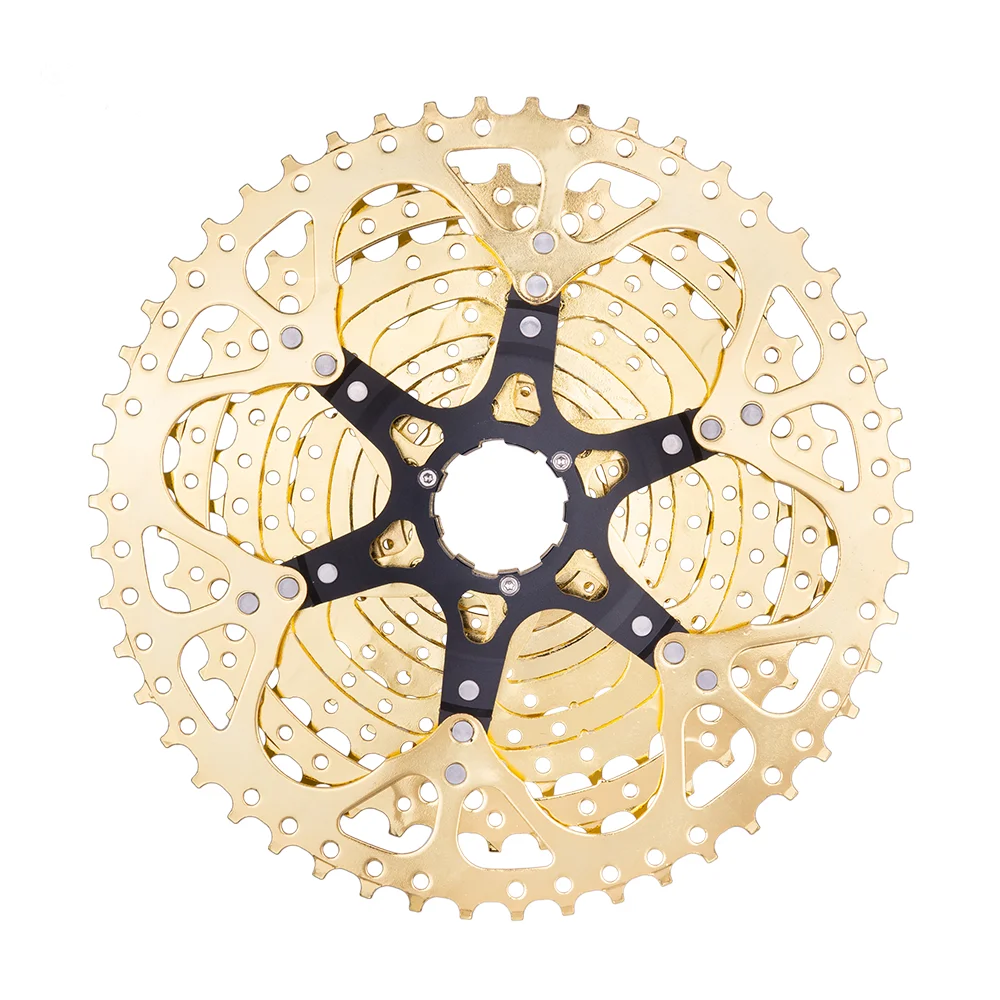 ZTTO MTB 11 скоростей Золотая кассета 11s 11-50 t широкий коэффициент Сверхлегкий Золотой свободного хода горный велосипед части для gx XX1 m8000