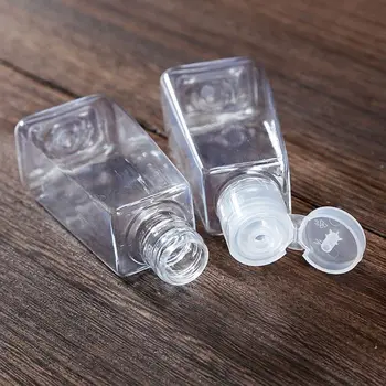 

10Pcs / Set 30ml/1Oz Reusable Plastic Empty Travel Size Bottle Flip Cap Liquid Hand Lotion Shampoo Hand Sanitizer Dispenser