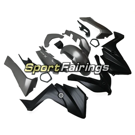 Кузов подходит для Yamaha X-MAX 400 2013 ABS Пластиковые обтекатели XMAX 250 13 14 15 16 панель ВПРЫСКА Черный Серый чехол - Цвет: Unpainted