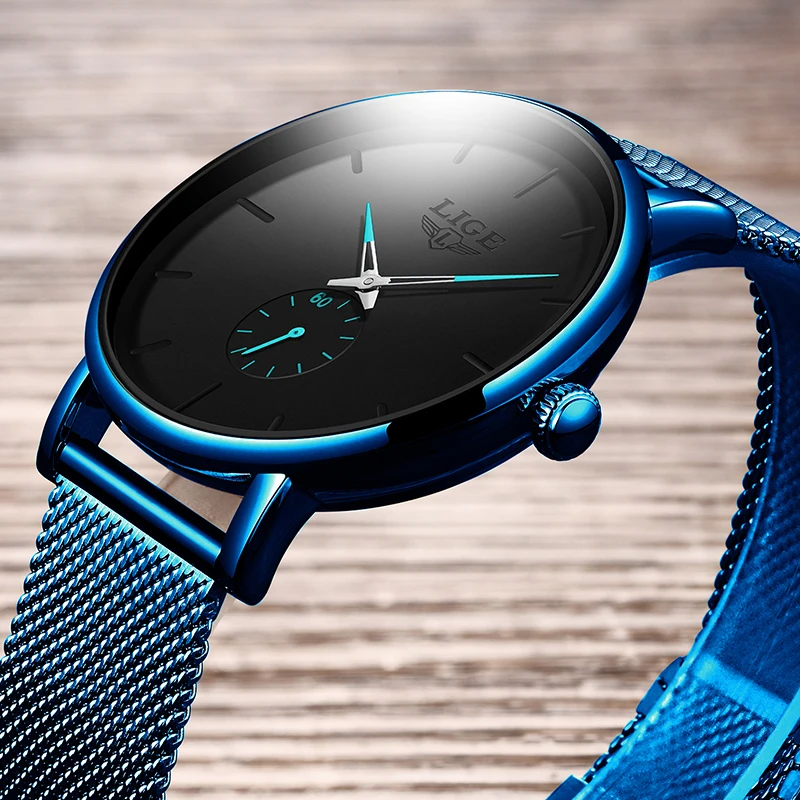 Watch Men 2021 LIGE Sale Link $ 14.99 Fashion Business Men Watches Top Brand Luxury Waterproof Casual Simple Quartz Watch