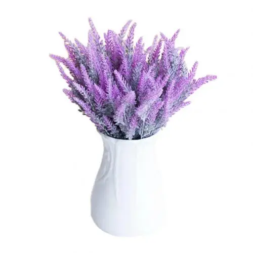 Pink Purple 1 шт. искусственная Лаванда Цветочные растения Свадебная вечеринка домашний офис отделка гостиной искусственные растения - Цвет: Pink Purple