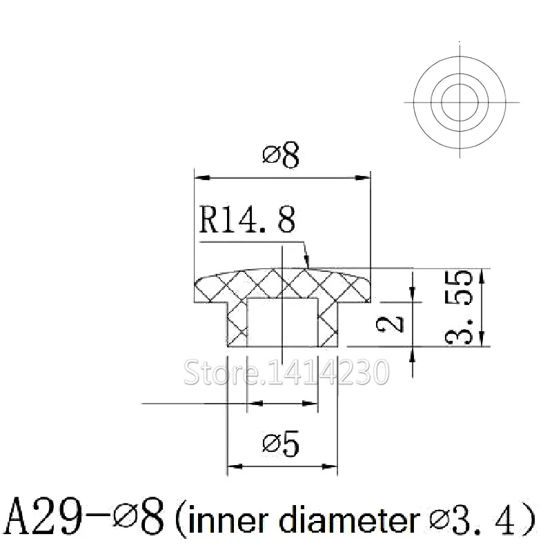 20 шт 6X6X5/5,5/6 s/7 мм круглый тактильная нажимная кнопка переключатель Кепки микро Накладка для кнопки мгновенный тактильная крышка красный серый синий черный белого и желтого цвета