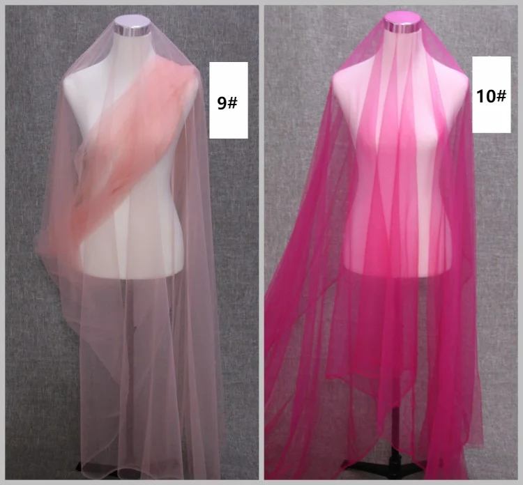 Description Picture 5 of item3/5/10m  Soft Tulle Fabric for Sewing Clothing, Dresses,Skirts,Tutus, See Through Material, High Quality, Sold by the Meter