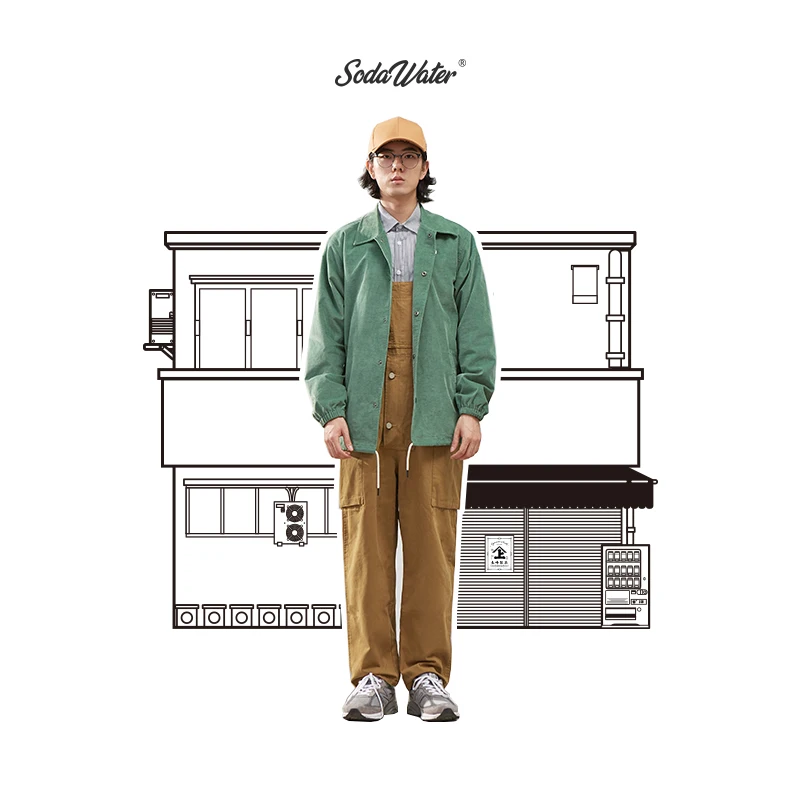 

SODAWATER Men Loose Fit Overalls Men Harajuku Multi Pockets Tactical Trousers 2019 Autumn Solid Color Cotton Baggy Pants 94543WS