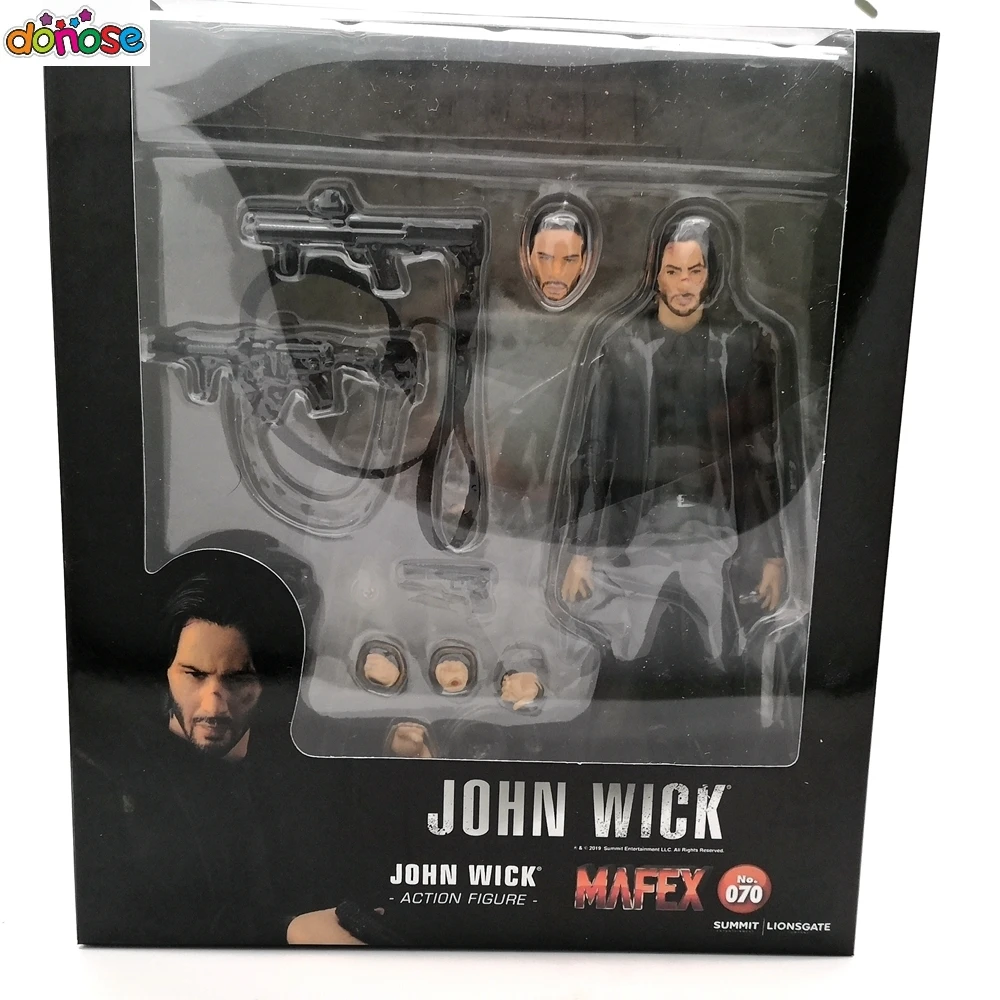Фильм Джон фитиль рисунок Keanu Mafex 070/085 Джон фитиль фигурка Коллекционная модель игрушки для детей Рождественский подарок