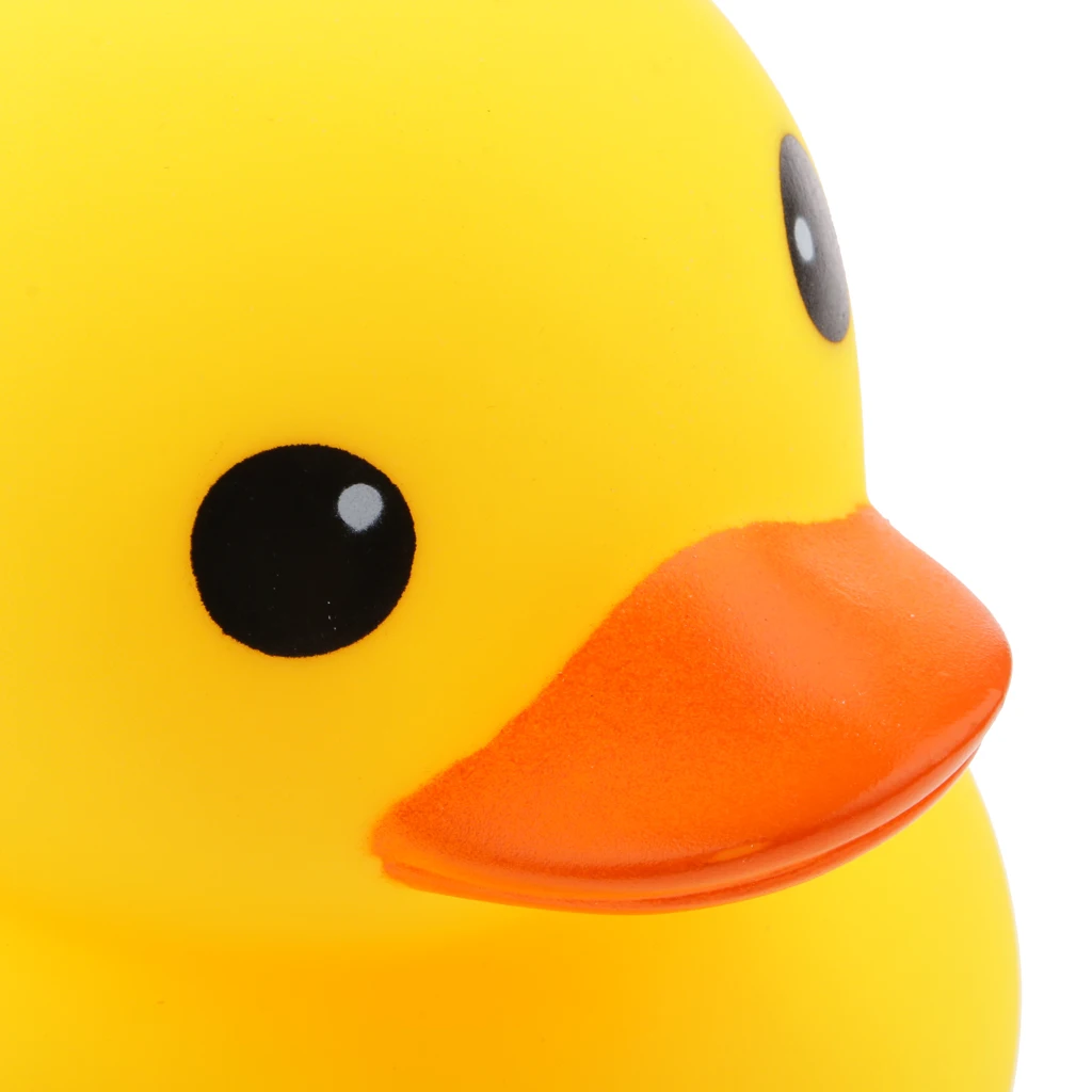 Rubber Squeaky Toy Baby Bathing Toy Floating Swimming Mother Duck Animal