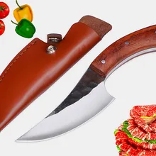 Японский ковочный нож из высокоуглеродистой стали, ручная работа от шеф-повара Тан, нарезанный кухонный нож, нож для мясника, для домашнего использования