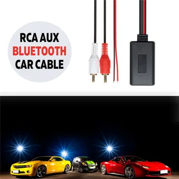 

Universal Car bluetooth Wireless Connection Adapter For Stereo With 2 RCA AUX IN Music Audio Input Wireless Cable For Truck Auto