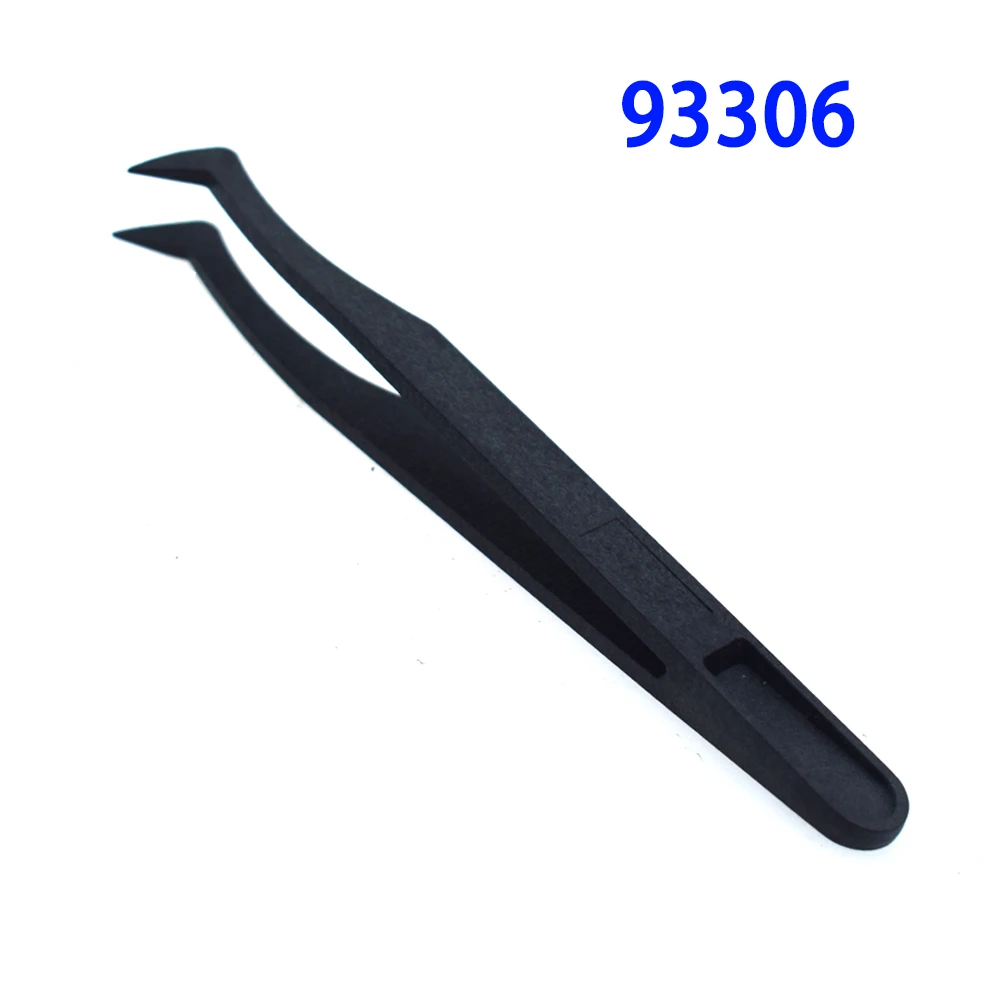 1PCS New Anti-static Antimagnetic Watch Jewelry Plastic Tweezer Heat Resistant Repair Tool Pointed,flat,elbow head