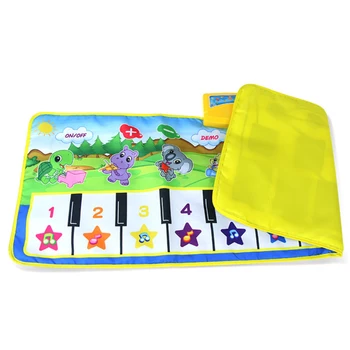 

Educational Music Game Toys Soft Home Multifunctional Baby Kids Piano Mat Portable Gift Foldable Battery Powered Touch Play