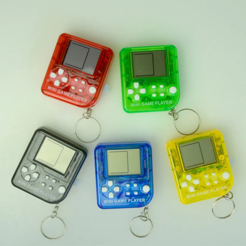Retro Handheld Tetris Pong Mini Game Key ring save phone battery fidget stress 