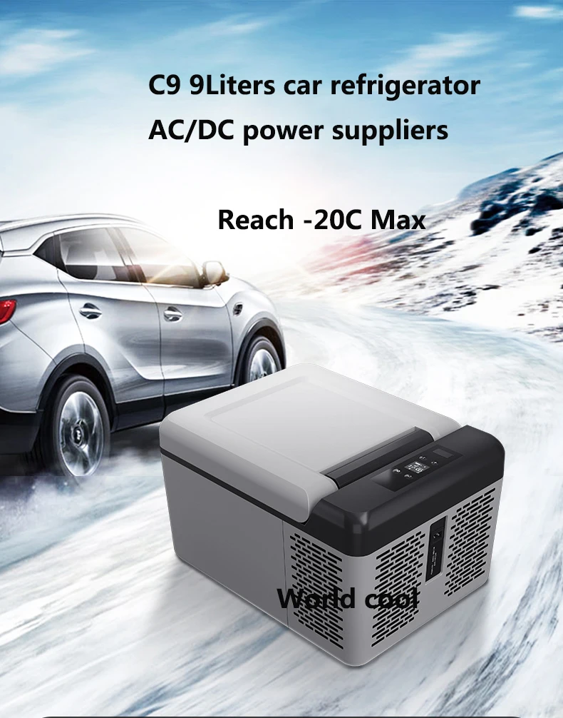 Alpicool Auto Auto Kühlschrank 12V Kompressor Tragbare Gefrierfach